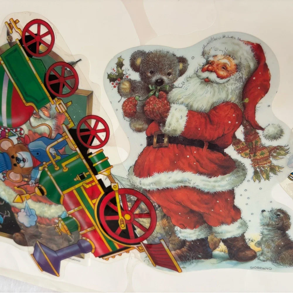 Static cling window Christmas decals. Reusable. Lots of‎ different designs